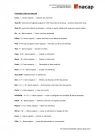 Comandos útiles en Autocad. Página 1