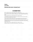 Resumen del cuento, “la mejor luna”