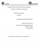 Restricciones economicas a Rusia 2022