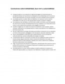 Conclusiones sobre habitabilidad, buen vivir y sustentabilidad