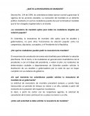 ¿Qué es la revocatoria de mandato?