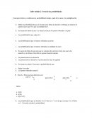 Taller módulo 2: Teoría de las probabilidades