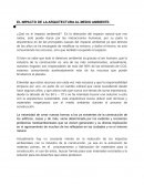 EL IMPACTO DE LA ARQUITECTURA AL MEDIO AMBIENTE
