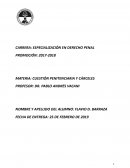 CUESTION PENITENCIARIA Y CARCELES