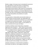 El Intercambio Comunicativo y la Convivencia