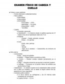 EXAMEN FÍSICO DE CABEZA Y CUELLO