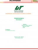 TERMODINÁMICA Actividad 3