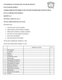 LABORATORIO DE DESARROLLO DE INSUMOS PETROQUIMICOS RENOVABLES. Página 1