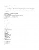 Pensamiento Lógico y Numérico . Ejercicios