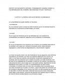 ESCRITO DE ENCUENTRO INTERNO: PENSAMIENTO HUMANO SOBRE LA VULNERABILIDAD DEL HOMBRE: NECESIDADES ETICAS Y MORALES