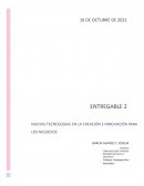 NUEVAS TECNOLOGÍAS EN LA CREACIÓN E INNOVACIÓN PARA LOS NEGOCIOS