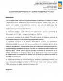 PLANIFICACIÓN ESTRATÉGICA EN EL SISTEMA DE GESTIÓN DE CALIDAD