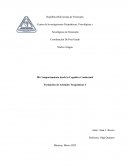 Mi comportamiento desde lo cognitivo conductual