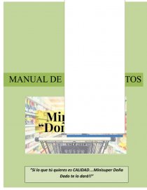Manual de procedimientos. Página 1