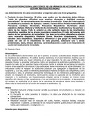 TALLER INTRODUCCION AL USO CLÍNICO DE LOS FÁRMACOS DE ACTIVIDAD EN EL SISTEMA NERVIOSO AUTONOMO