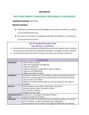 SECUENCIA NOS CONECTAMOS Y CONOCEMOS MÁS SOBRE LA NATURALEZA