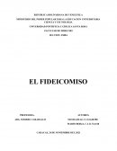EL FIDEICOMISO