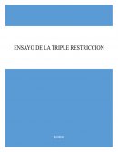 Triple Restriccion
