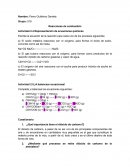 Representación de ecuaciones químicas