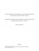 VALORACIÓN DE NOTAS DE ENFERMERÍA EN CENTRO QUIRÚRGICO HOSPITAL NACIONAL