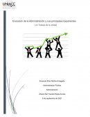 Evolución que ha tenido la administración con sus mayores cambios