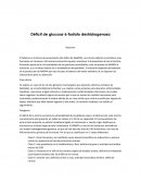 Déficit de glucosa-6-fosfato deshidrogenasa resumen