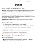 METABOLISMO Y GLUCOLISIS
