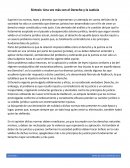 Síntesis: Una vez más con el Derecho y la Justicia