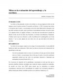 Mitos en la evaluación del aprendizaje y la escritura