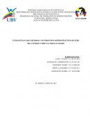 Estrategias para proceso administrativo