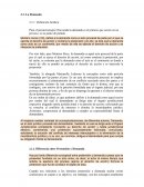 La Demanda. Definición Jurídica