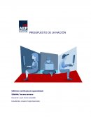 Presupuesto de la nacion