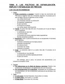 LAS POLÍTICAS DE ESTABILIZACIÓN. EMPLEO Y ESTABILIDAD DE PRECIOS