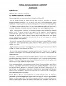 CULTURA, SOCIEDAD Y ECONOMÍA