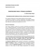 Como hacer un ensayo - recomendaciones