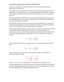 El cálculo de la capacitancia para un capacitor de placas planas