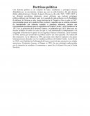 Doctrinas políticas