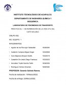 Determinación de la vida útil de café