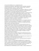 EVOLUCIÓN HISTÓRICA DE LA ADMINISTRACIÓN