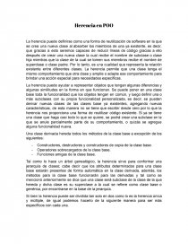 La herencia en programación orientada a objetos. Página 1