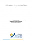 ENSAYO SOBRE LAS IMPLICACIONES JURIDICAS Y ECONOMICAS DE LA LEGALIZACION DE LA MARIHUANA EN COLOMBIA