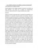 ¿Las variables culturales como afectan al comercio internacional?