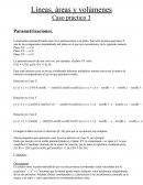 Parametrización. Líneas, áreas y volúmenes
