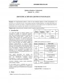 IDENTIFICACIÓN DE GRUPOS FUNCIONALES