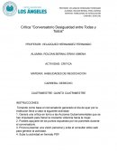 Crítica "Conversatorio Desigualdad entre Todas y Todos"