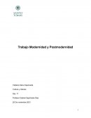 Modernidad y postmodernidad. Cultura y Valores