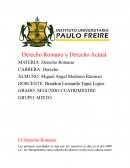 Derecho romano y derecho actual