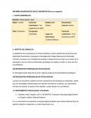 INFORME NEUROPSICOLOGICO (NEUROPSI Breve en español)