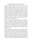 Los valores religosos en la educación: ¿valen la pena?