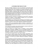LA ECONOMIA COMO CIENCIA Y/O ARTE